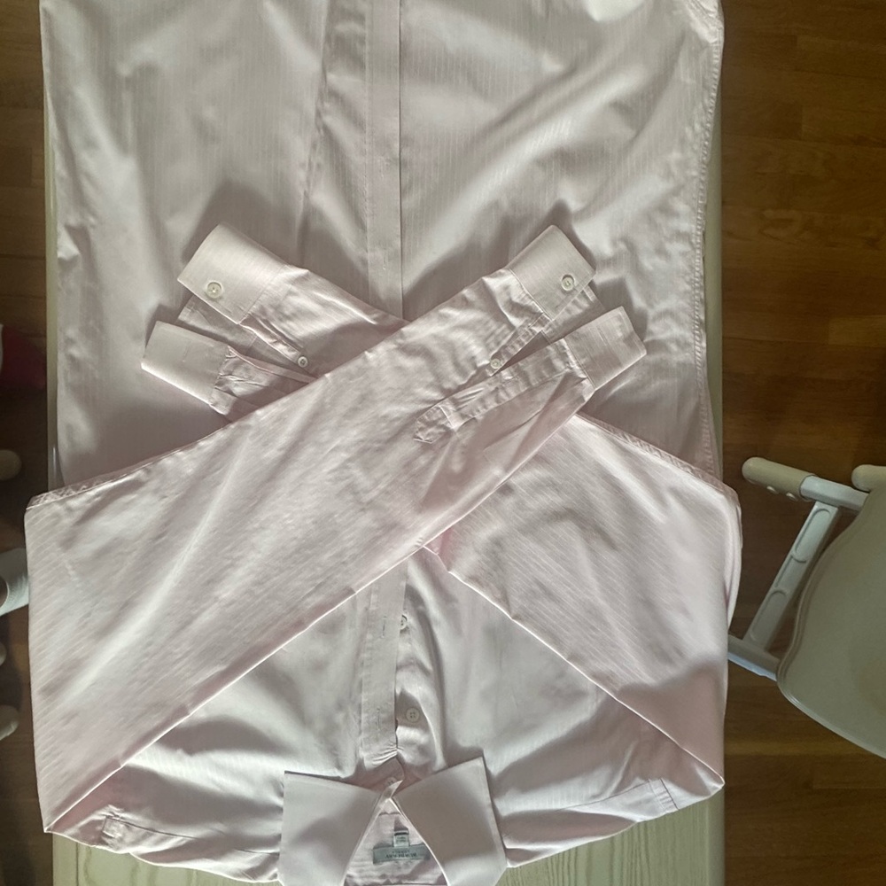 Burberry Soft Pink Men's Dress Shirt